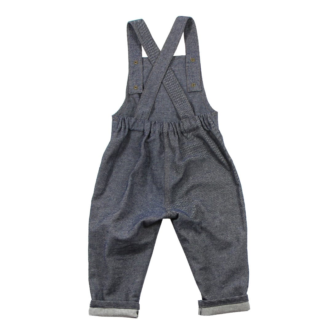 Epiko Salopette Salopette bébé jeans REGLISSE Mode durable made in france et europe