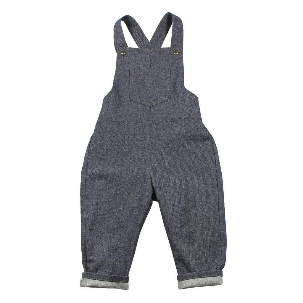 Epiko Salopette Salopette bébé jeans REGLISSE Mode durable made in france et europe