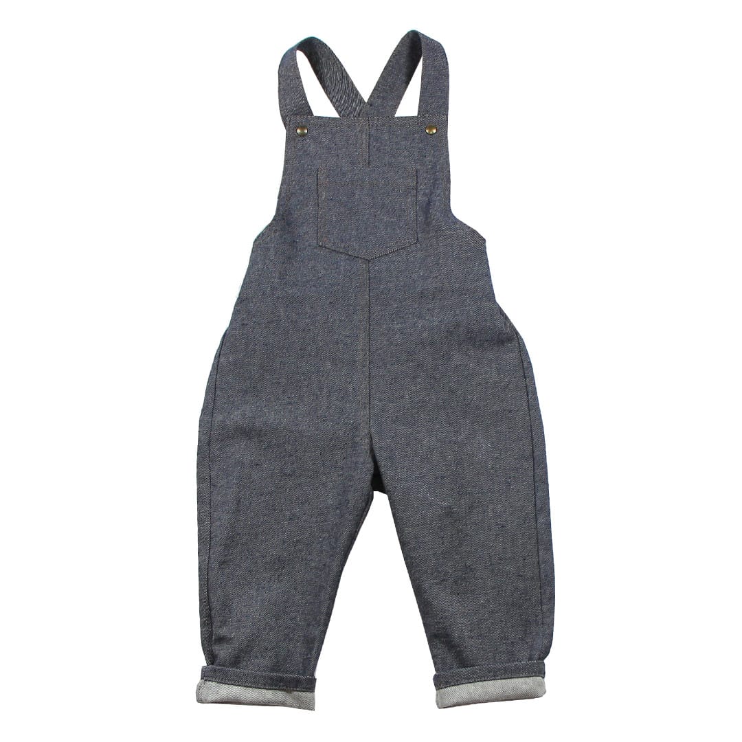 Epiko Salopette Salopette bébé jeans REGLISSE Mode durable made in france et europe