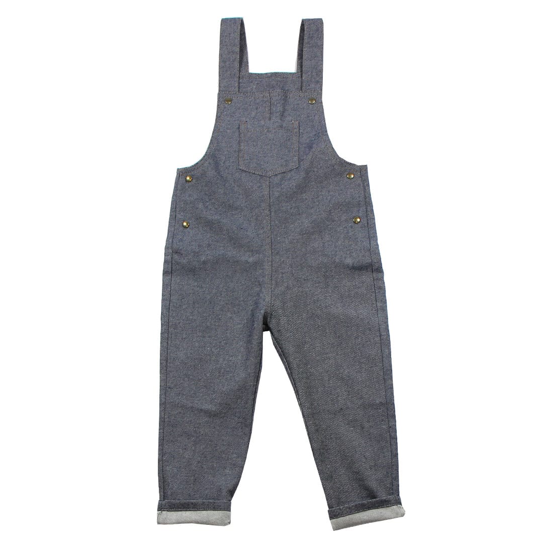 Epiko Salopette Salopette en jeans enfant et bébé REGLISSE Mode durable made in france et europe