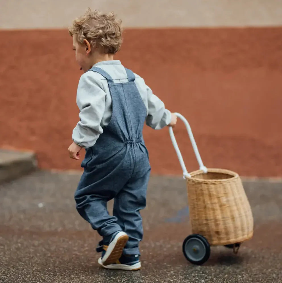Epiko Salopette Salopette en jeans enfant et bébé REGLISSE Mode durable made in france et europe