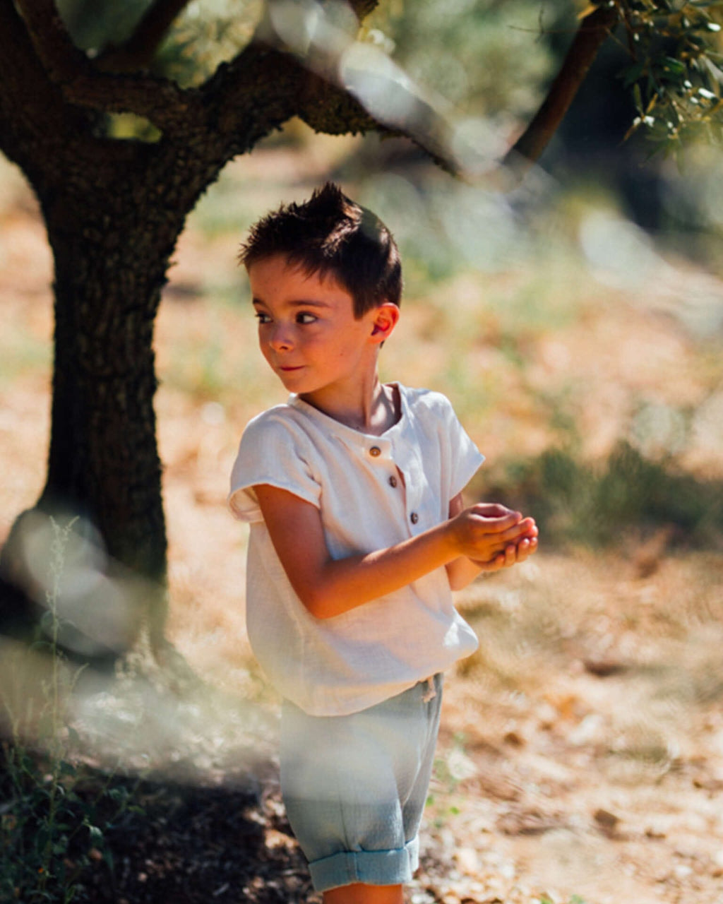 Epiko Short Short enfant coton bio FICUS Mode durable made in france et europe