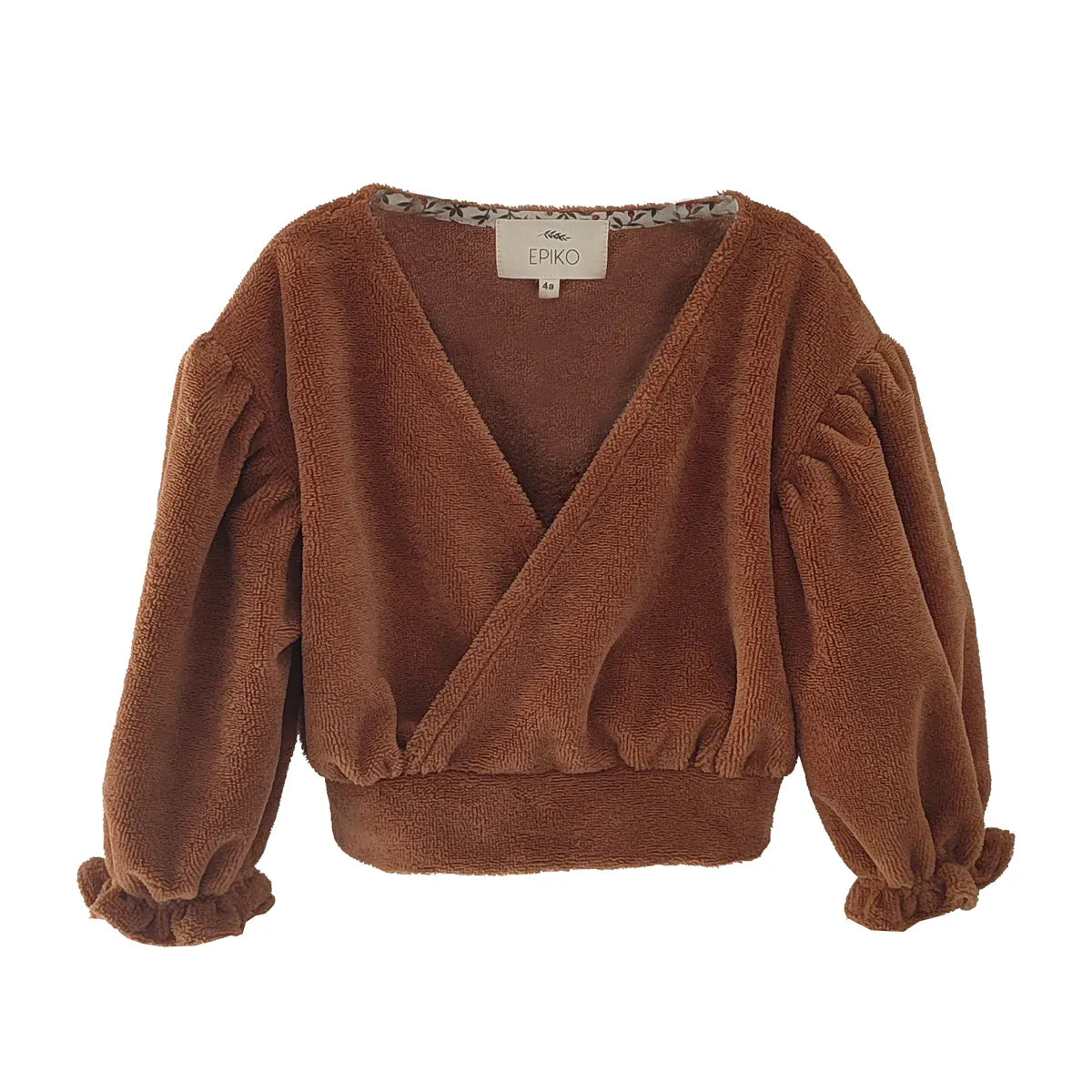 Epiko Sweat Sweat bébé en éponge camel MAHONIA Mode durable made in france et europe