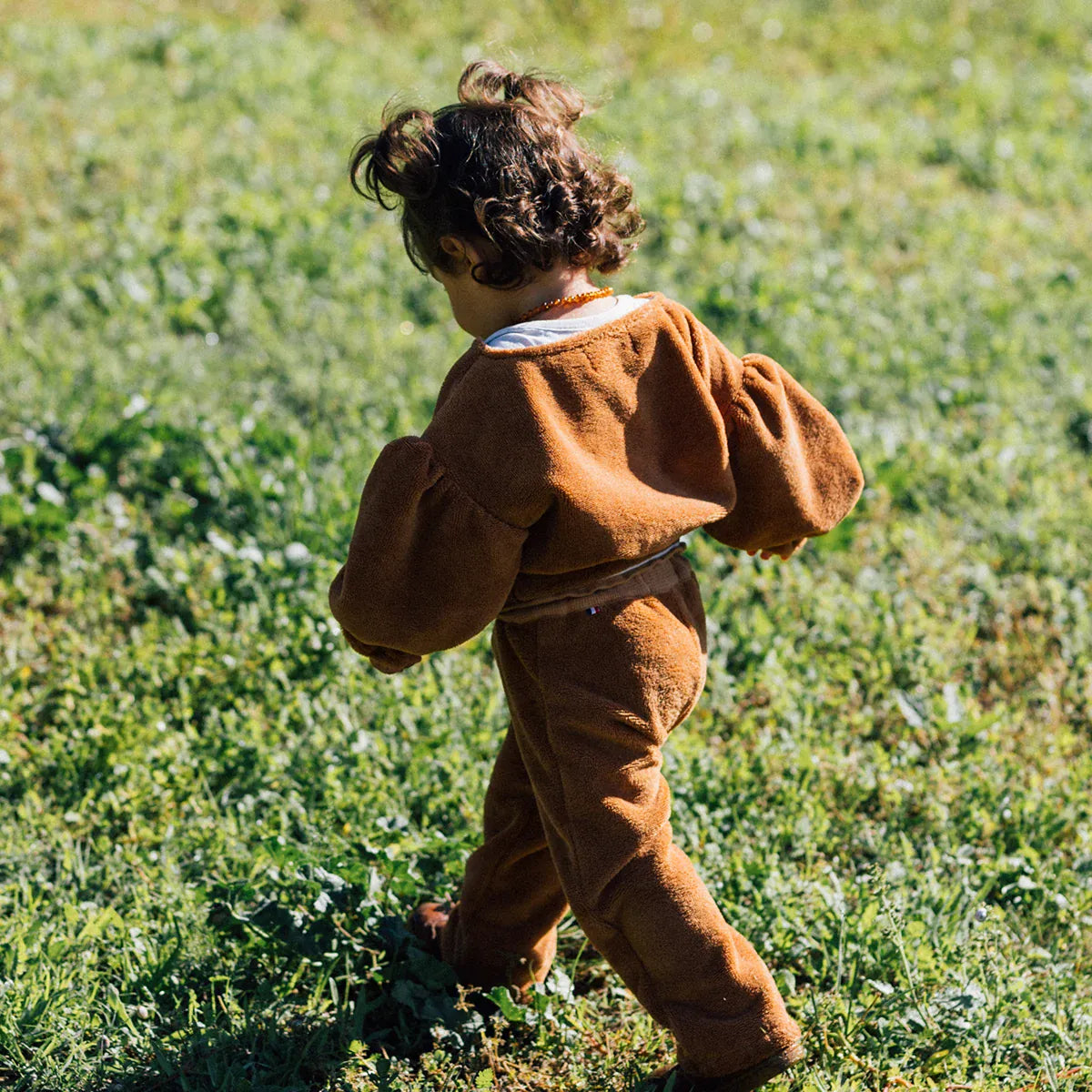 Epiko Sweat Sweat bébé en éponge camel MAHONIA Mode durable made in france et europe