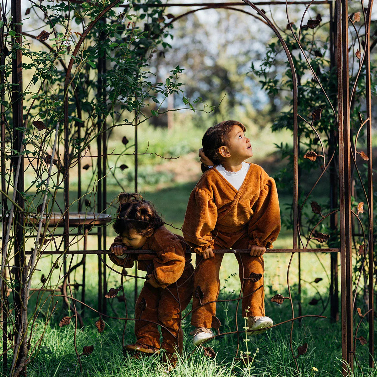 Epiko Sweat Sweat bébé en éponge camel MAHONIA Mode durable made in france et europe