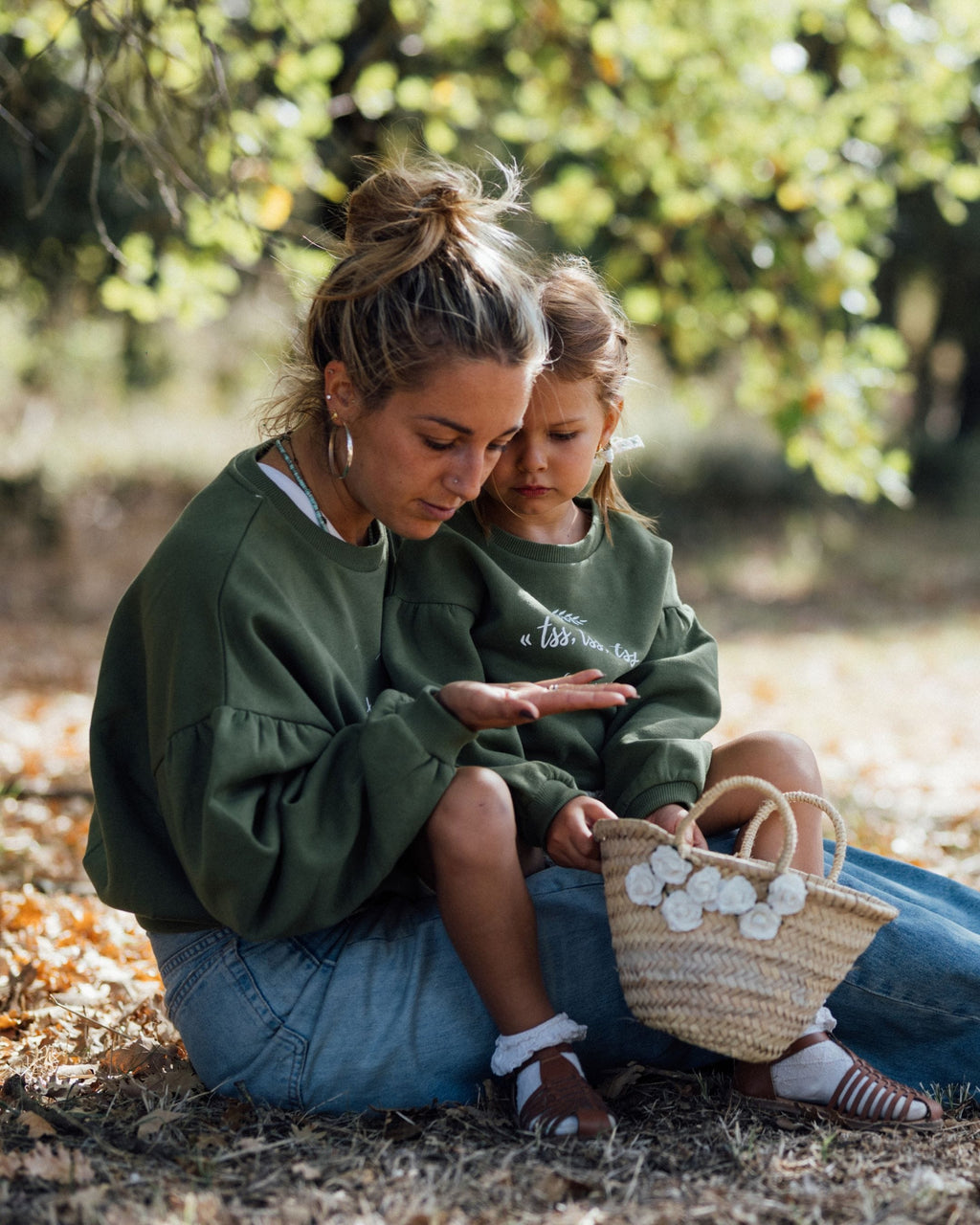 Epiko Sweat Sweat enfant vert olive MAGNOLIA Mode durable made in france et europe