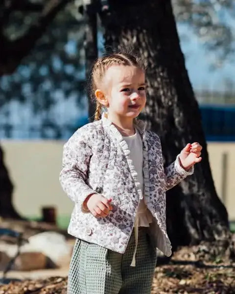 Epiko Veste Veste bébé en coton bio SAULE Mode durable made in france et europe