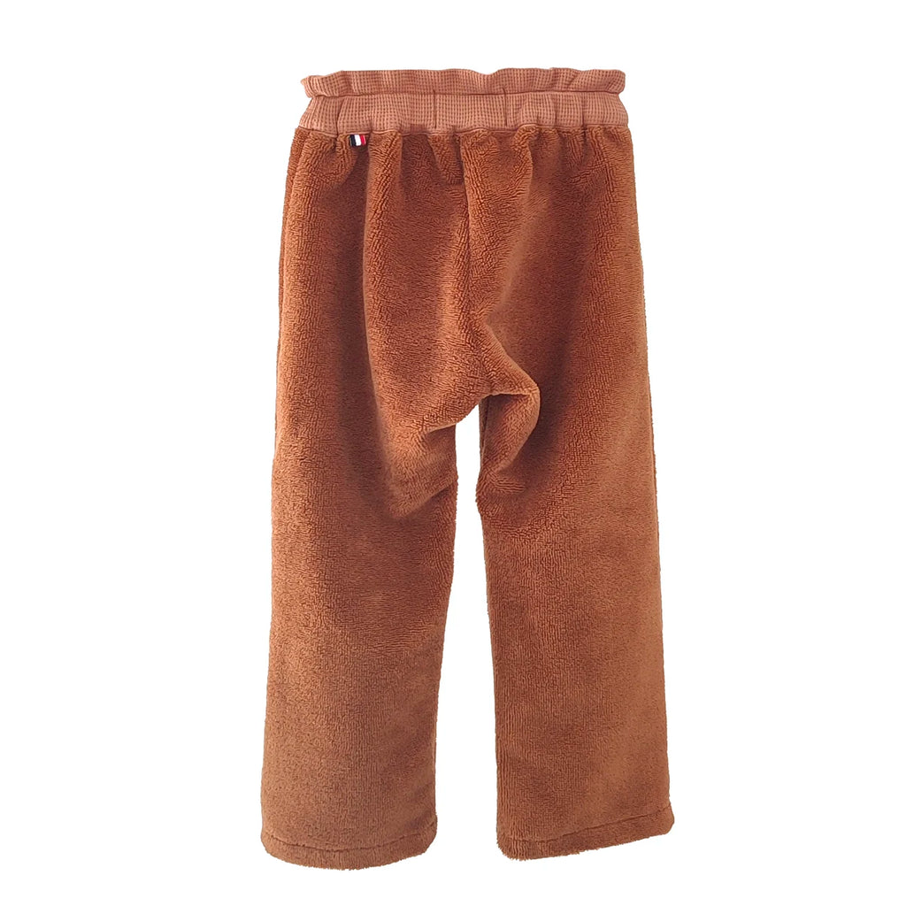 Pantalon bébé éponge camel AMANDIER