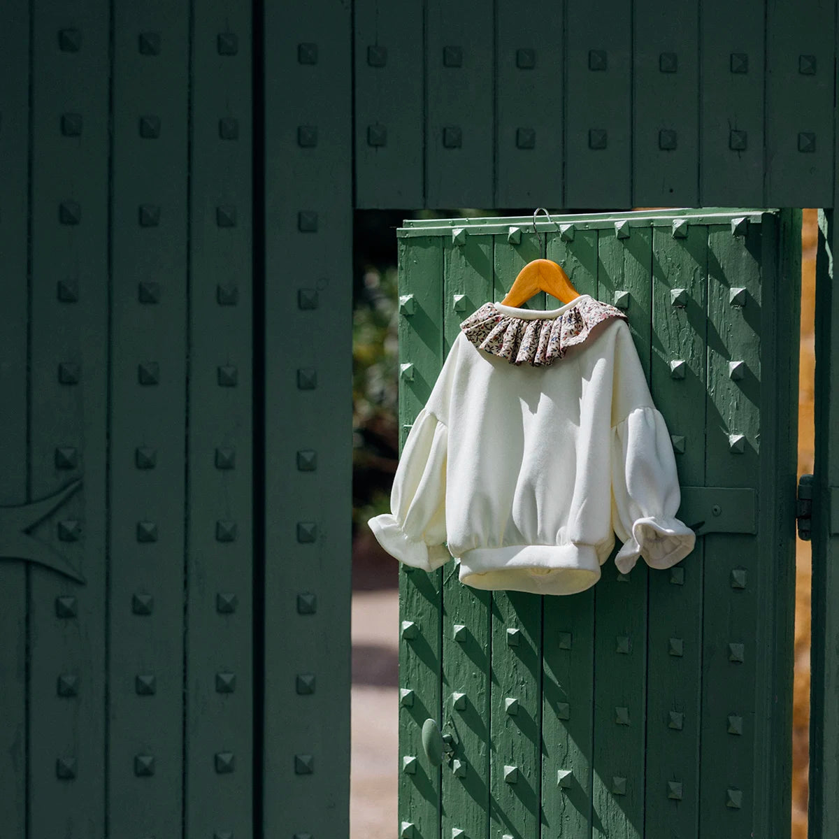 Sweat enfant molleton à colerette MIMOSA