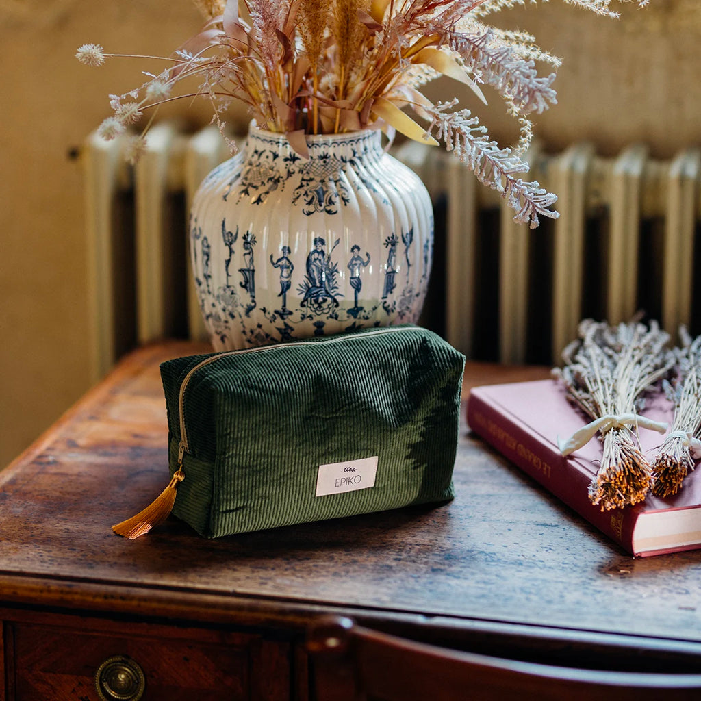 Trousse de toilette bébé velours FEVE